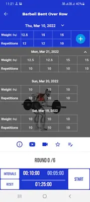 Gym Coach android App screenshot 1