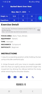 Gym Coach android App screenshot 3