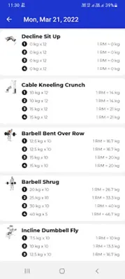 Gym Coach android App screenshot 4