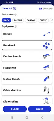 Gym Coach android App screenshot 5